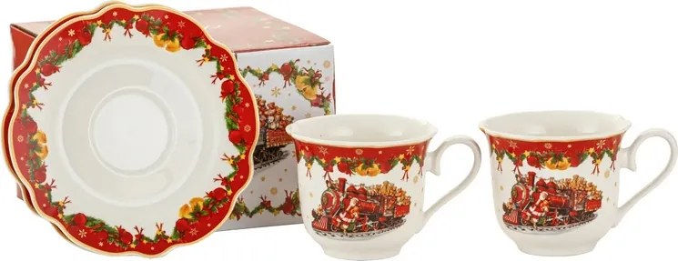 2 db-os Ünnepi Karácsonyi Bögre Szett 250 ml Ajándék Szett