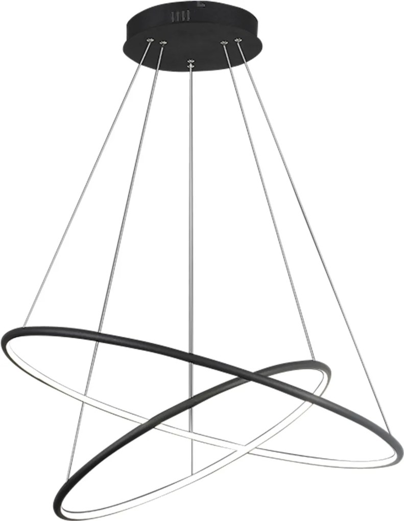 Milagro ORION BLACK ML508 Függőlámpa 2x53W/LED 3710LM