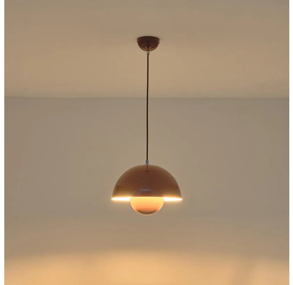 Csillár zsinóron 1xE27/15W/230V piros