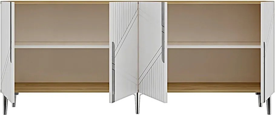 Evva 150 - Sapphire Oak, Silver, White