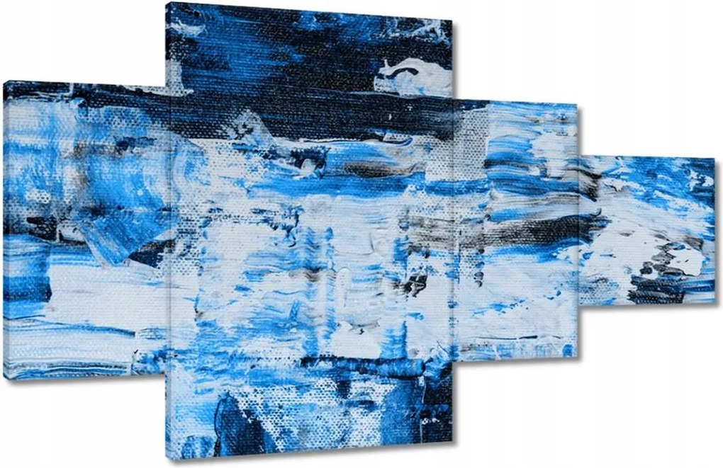 Képek 130x80 Absztrakt klasszikus kék