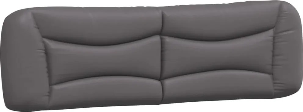 szürke műbőr fejtámla párna Hvar 180 cm