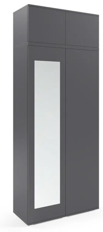 AMALE ruhásszekrény + kiegészítés, grafit