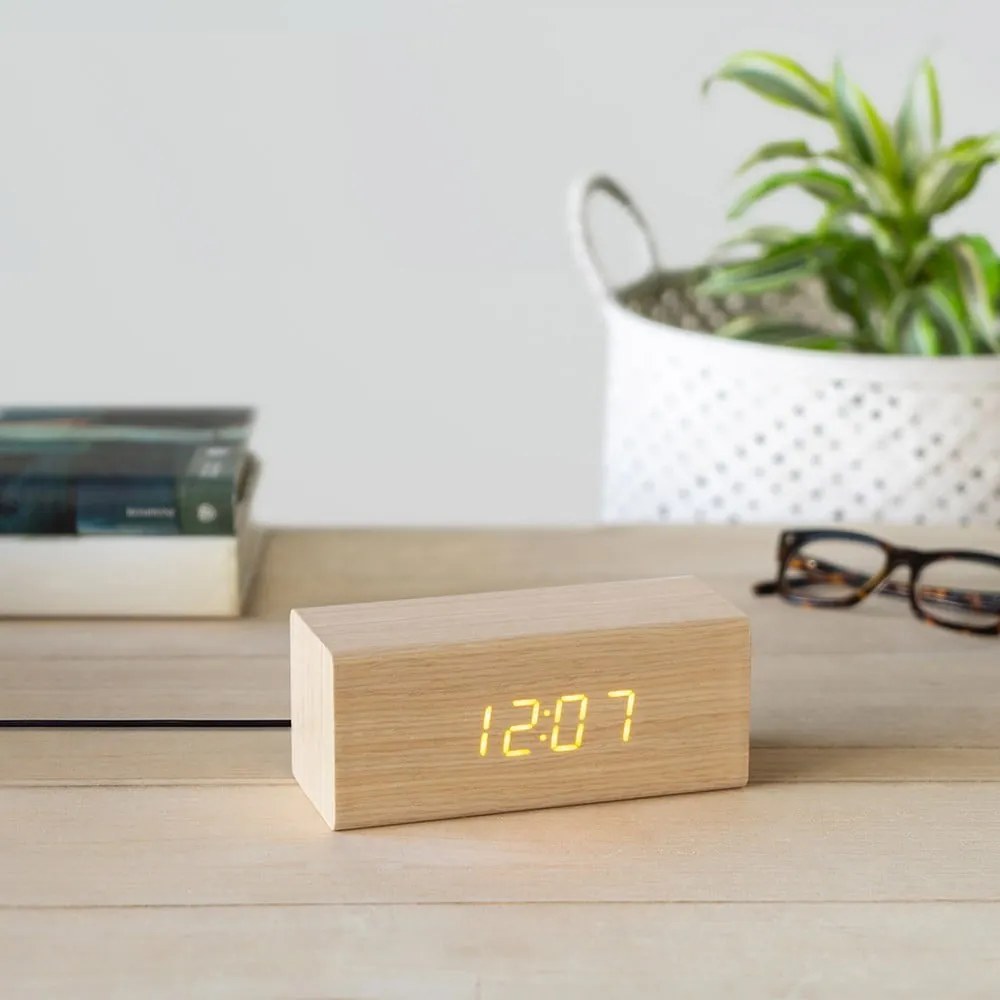 Digitális asztali ébresztőóra Timber – Balvi