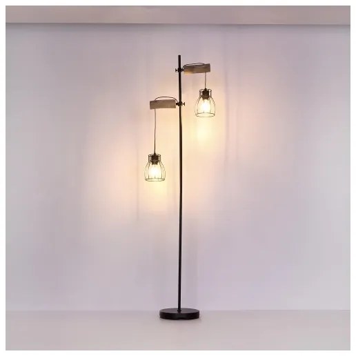 Globo 15326-2SN - Állólámpa MINA 2xE27/40W/230V