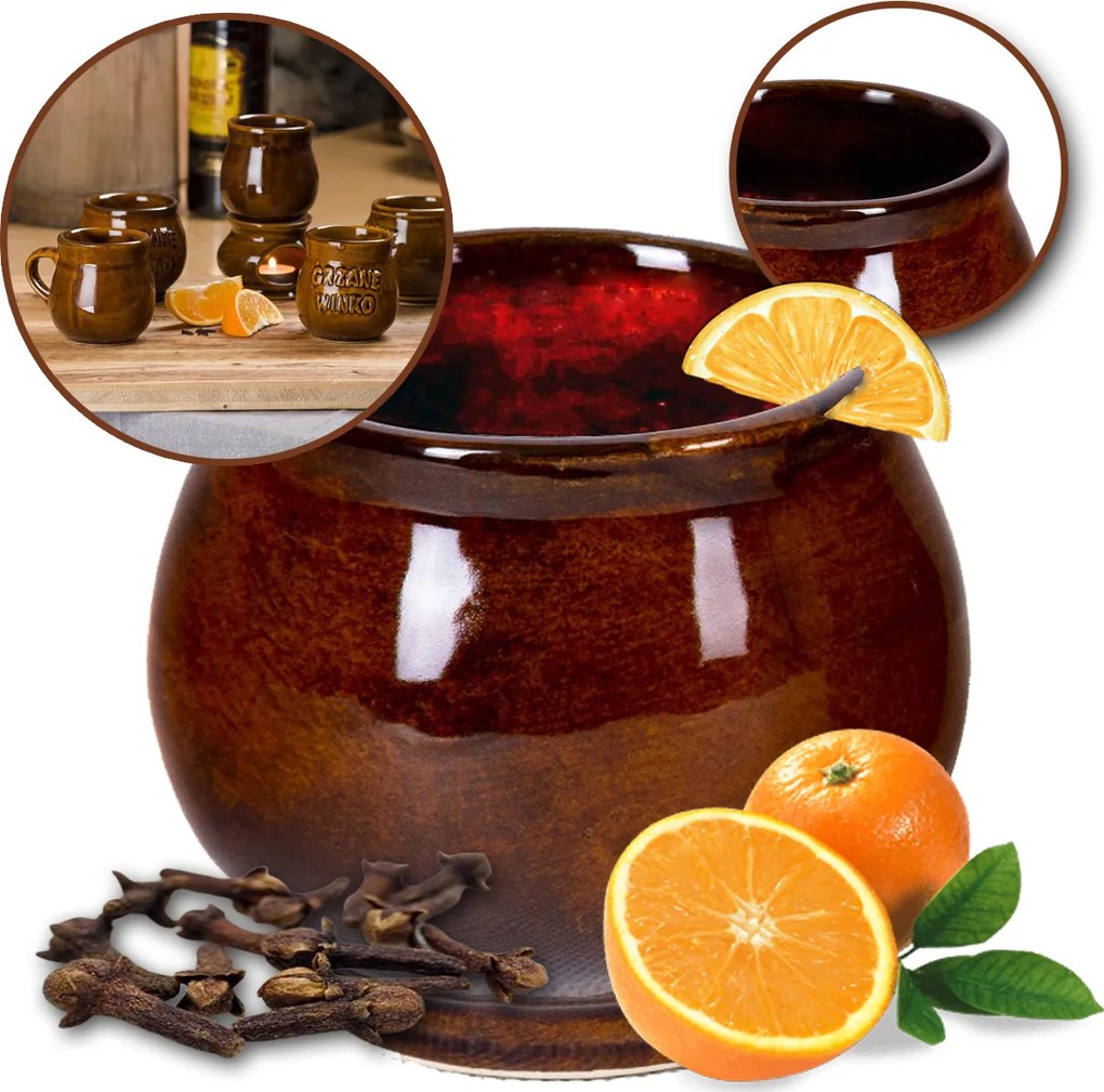 Teásbögre Forralt Bor Kerámia Hagyományos Kő 0,3l