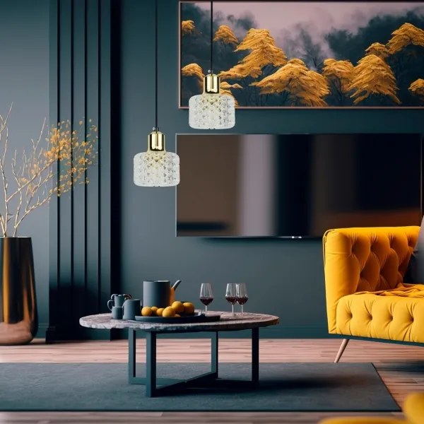 Csillár zsinóron LUMI 1xG9/8W/230V