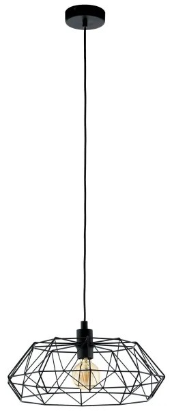 Eglo 49487 - Csillár CARLTON 2 1xE27/60W/230V