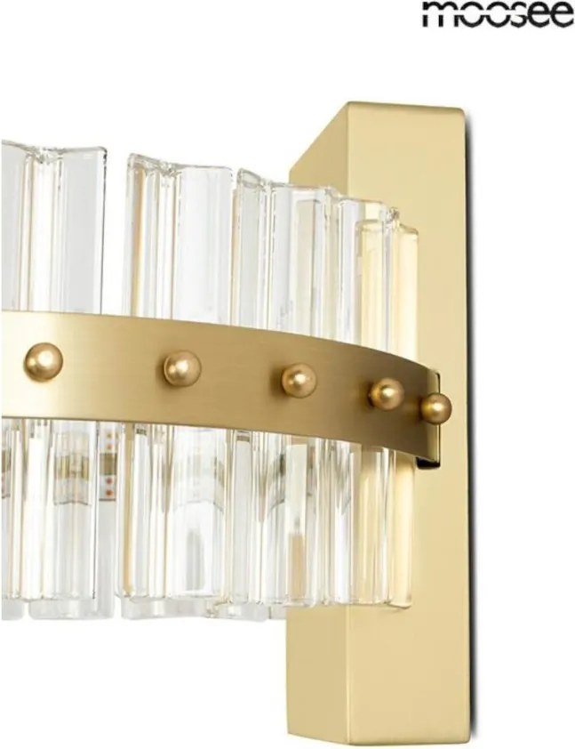 KING HOME MSE01040015 SATURNUS Kristály Fali Lámpa Arany LED IP20