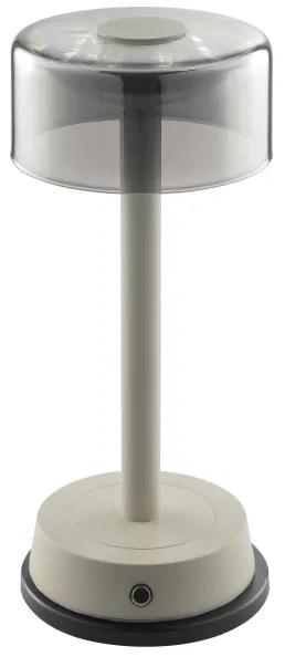 Brilliant - LED fényerőszabályozható, újratölthető érintésvezérelt asztali lámpa RAZOR LED/2,5W/5V 2700K IP44 szürke