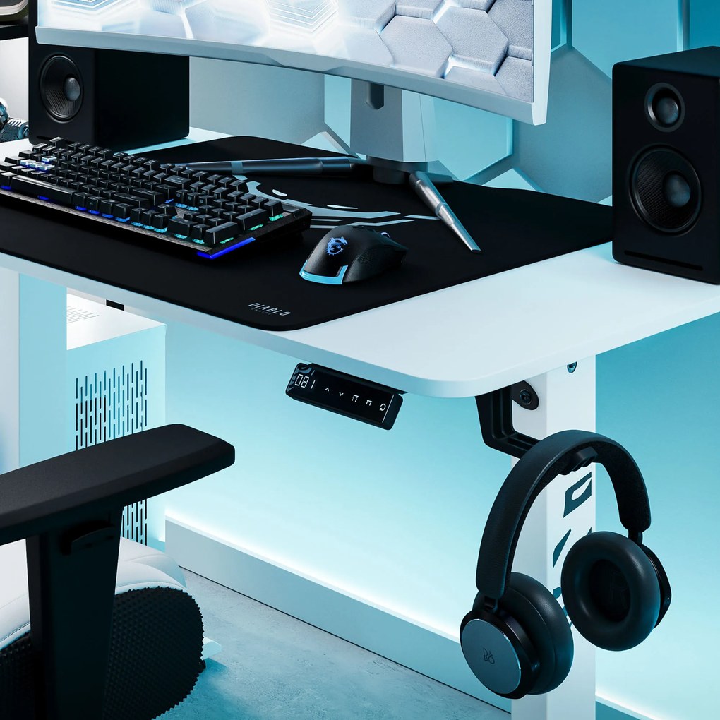 Diablo X-Tensio 1100 állítható magasságú íróasztal fehér