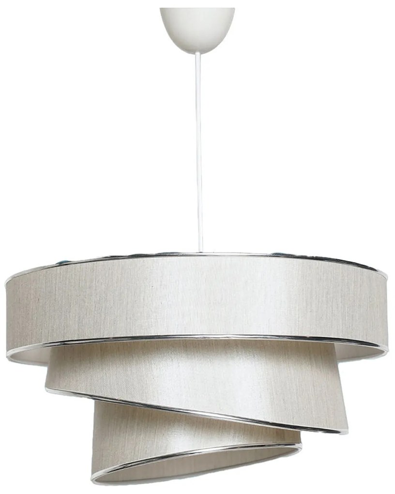 Függőlámpa, Couper - Beige, Silver