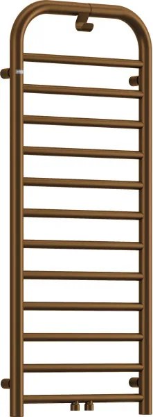 Silia fürdőszoba radiátor 121 cm, matt barna