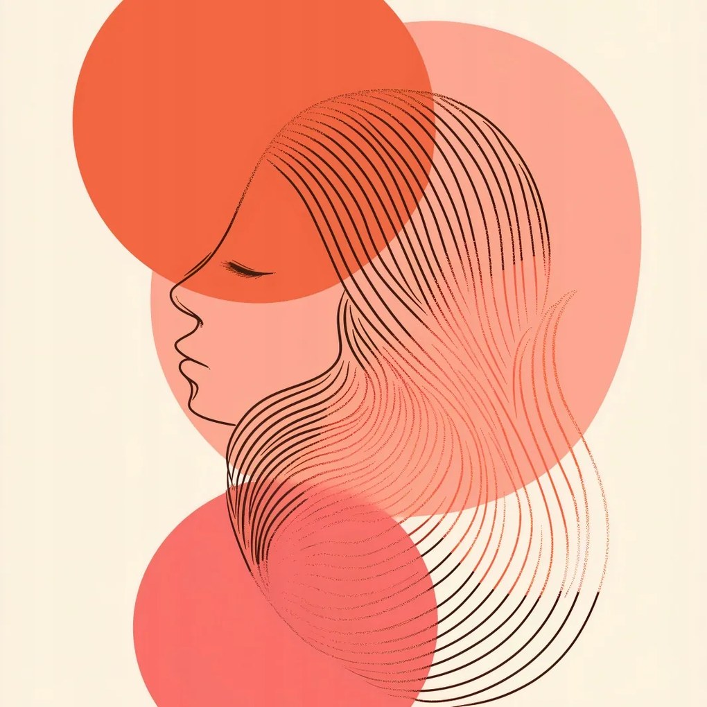 Poszter 50x50cm Alkonyat vonalas