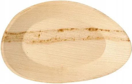 Pálmalevél tálcák fingerfood 26x17x2,5 cm 25 db