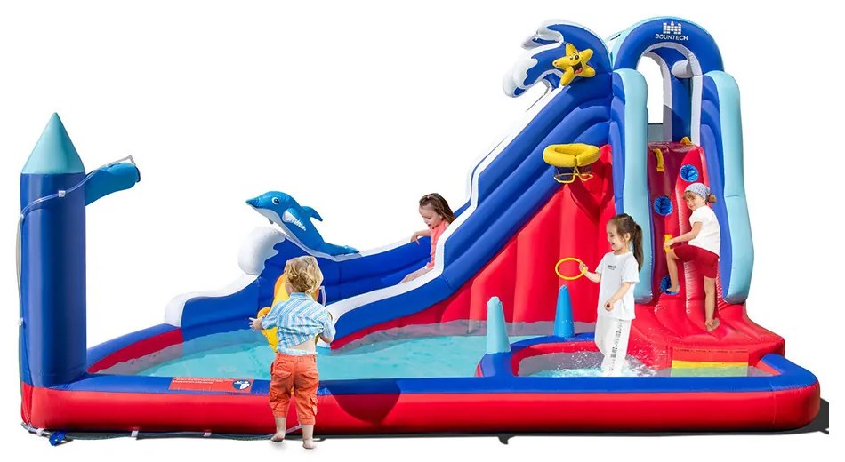 6 az 1-ben felfújható vízicsúszda