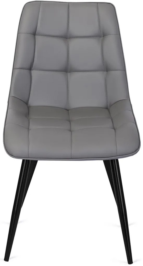 Szürke Eco-bőr Étkezőszék. MONZA