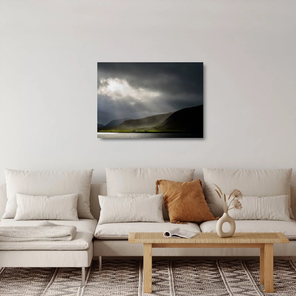 A közeledő vihar képe (üvegen) (70x50 cm)