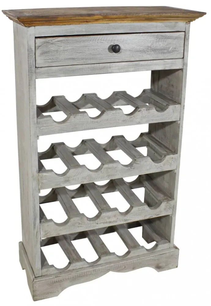 tömör mahagóni fa bortartó állvány 55 x 23 x 85 cm
