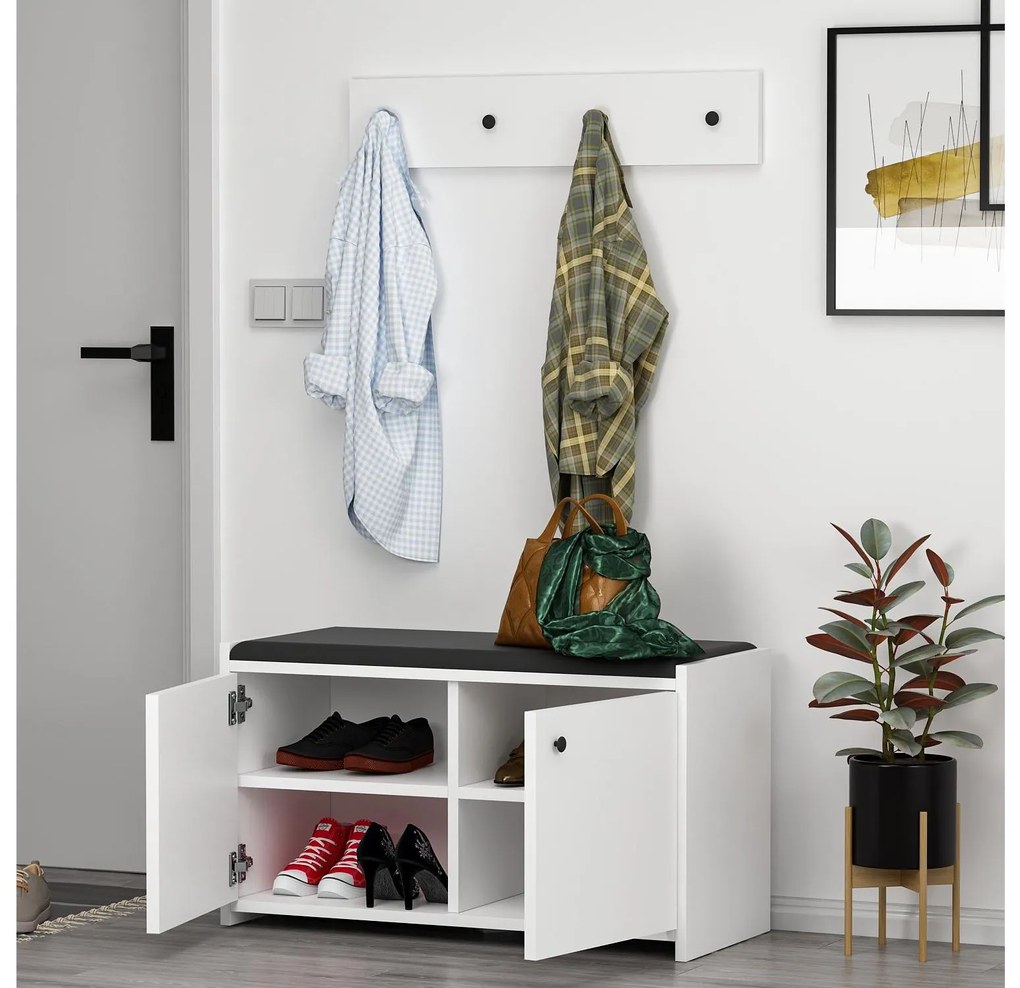 Előszoba szett Zorro (fehér). Akció -28%. 1089010