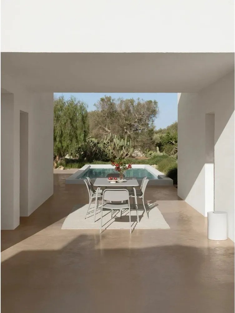 Fém kerti étkezőasztal 90x180 cm Yua – Blomus