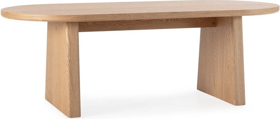 Étkezőasztal kőrisfa dekorral 100x200 cm Blair – MOME