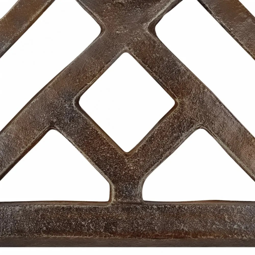 vidaXL bronzszínű öntöttvas napernyőtalp 44 x 44 x 31 cm