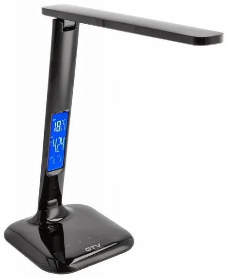 Lámpa Asztali LINEAR 7W, 420lm,mAC220-240V, 3-CCT, 5 fokozatú fényerő ,PF>0,5,RA>80, fekete