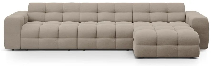 Barna sarokkanapé (jobb oldali-heverő résszel) Kendal – Micadoni