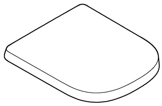 GROHE 39330002 - EURO CERAMIC WC-ülőke, tartós fehér