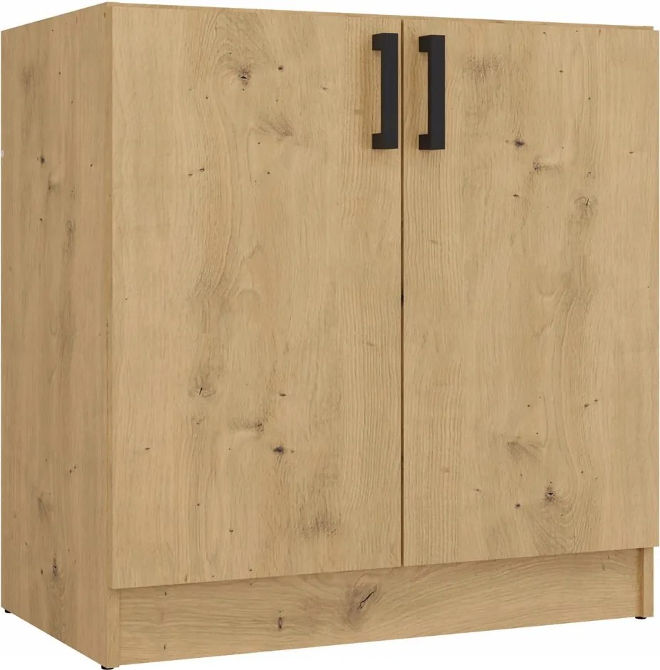 Konyhabútor Katia D-80 Tölgy Artisan Konyhaszekrény Pult Alá Mosogató Konyha