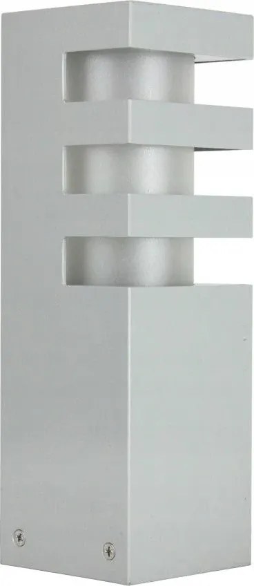 Kültéri kerti oszlop lámpa minimalista szürke 25 cm IP54 Su-ma