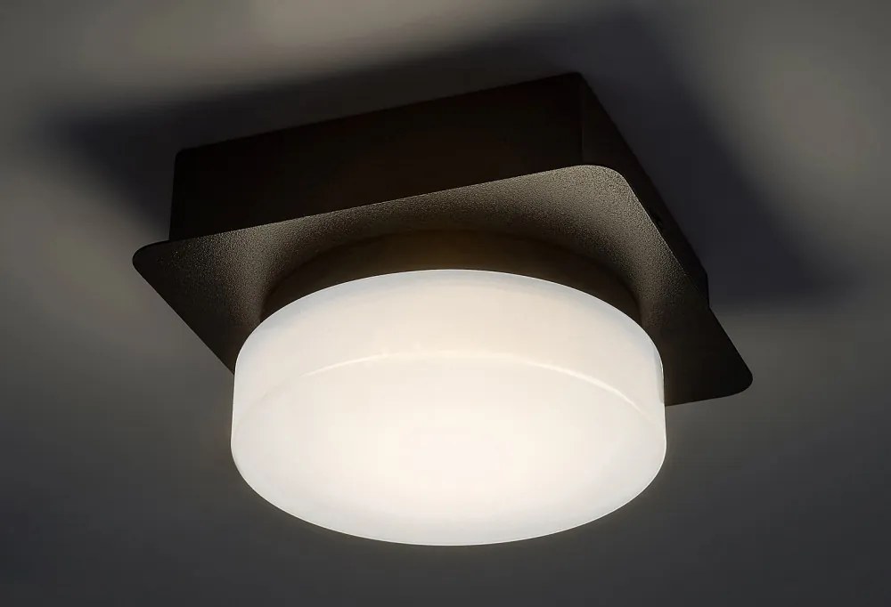 RÁBALUX 75001 ATTICHUS Matt Fekete Színű Fürdőszobai Mennyezeti Lámpa LED 5W IP44