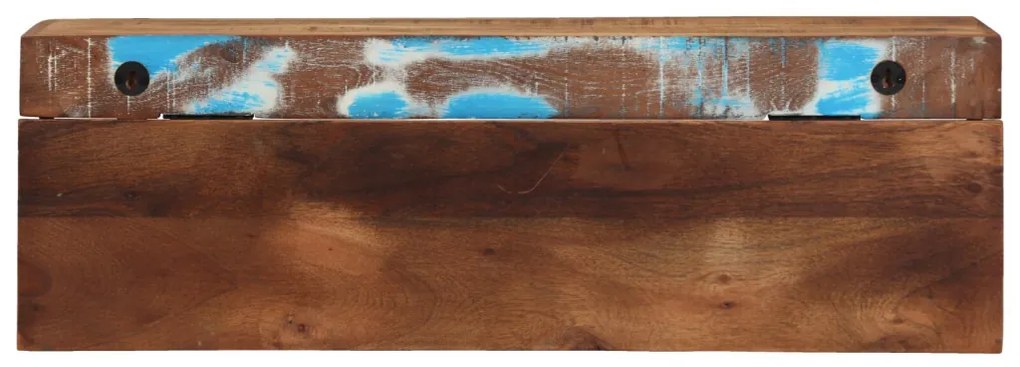Fogas polcokkal Barna 73 x 19 x 23 cm Tömör újrahasznosított fa
