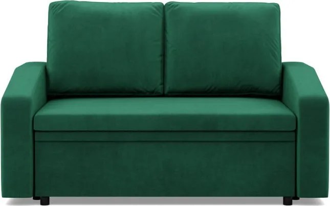 Zeus kanapé, bársony, hab töltet, döntött kartámasz, zöld