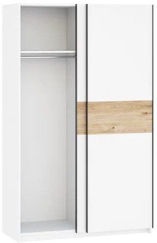 BERNO Gardrób Fehér Színben. 120 cm.