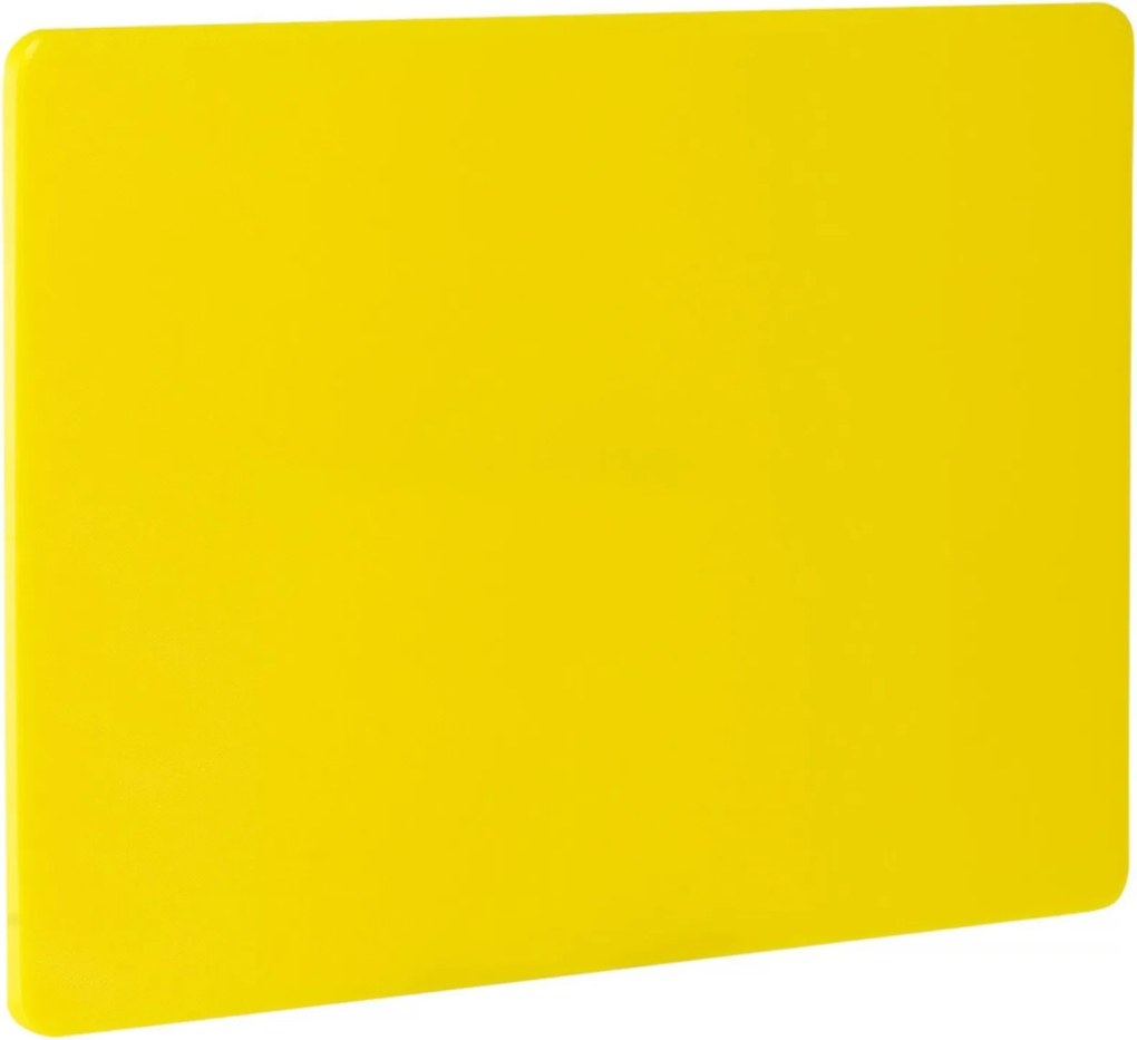 Konyhai Vágódeszka Haccp Sárga Gn 1/1 Nyers Baromfihoz Hendi