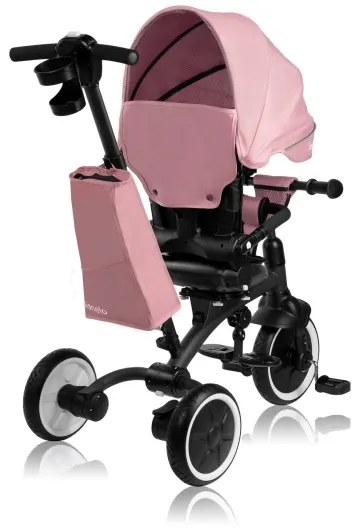 Lionelo - Gyermek tricikli TRIS PLUS Pink Rose