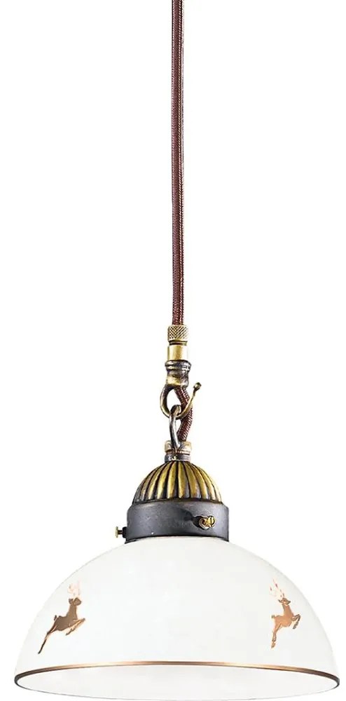 Kolarz 731.30.150-Kábeles függőlámpa NONNA 1xE27/75W/230V átm. 20 cm jeleni rózsaarany