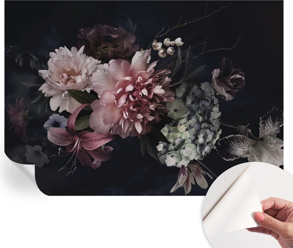 Prémium fali öntapadós fotótapéta Virágos kompozíció 208x146 cm