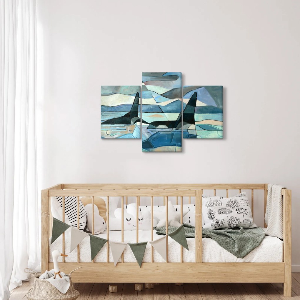 Kép - Orcas (90x60 cm)