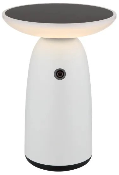 Globo 36625W - LED Dimmelhető napelemes érintős lámpa LED/10W/230V IP54 fehér