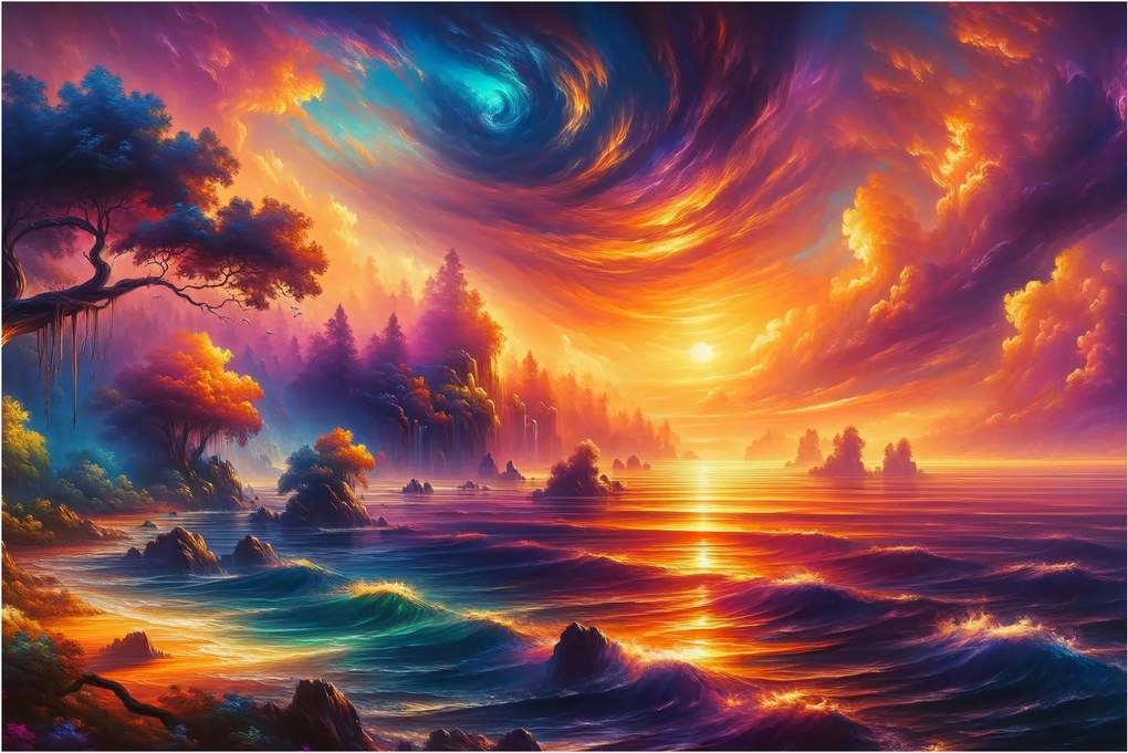 Kép - Varázslatos világ (90x60 cm)