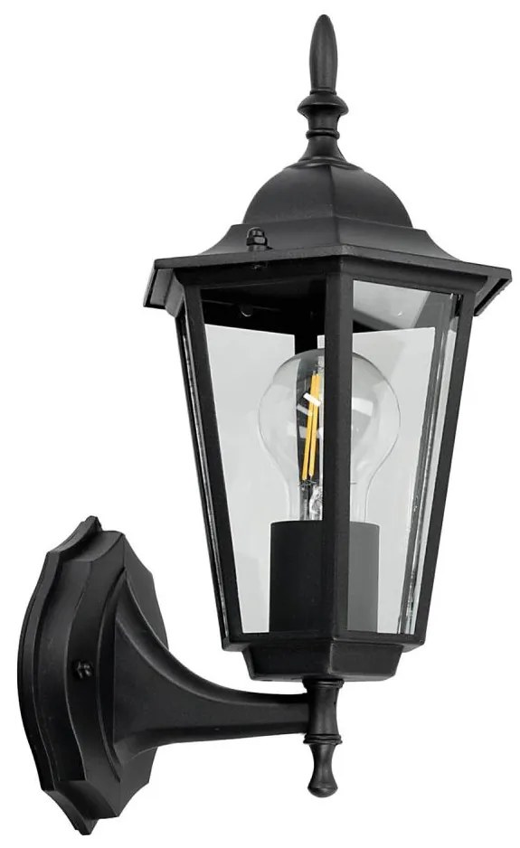 Kültéri fali lámpa 1xE27/60W/230V IP44 fekete