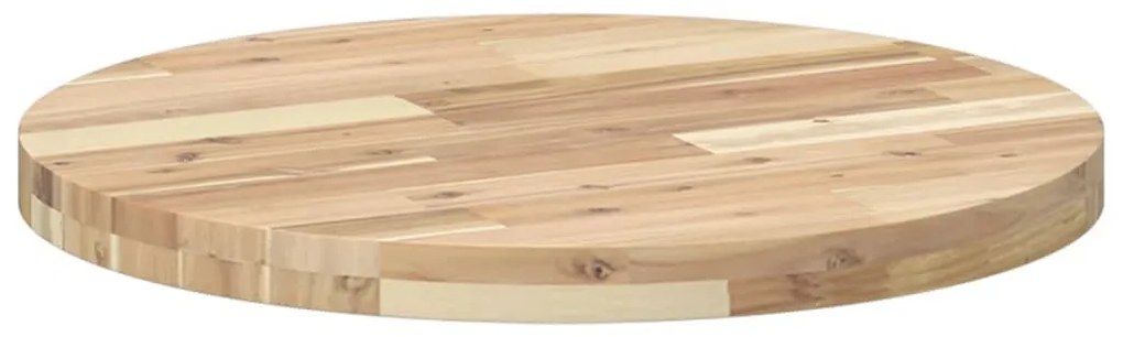 kerek tömör akácfa asztallap Ø60 x 4 cm