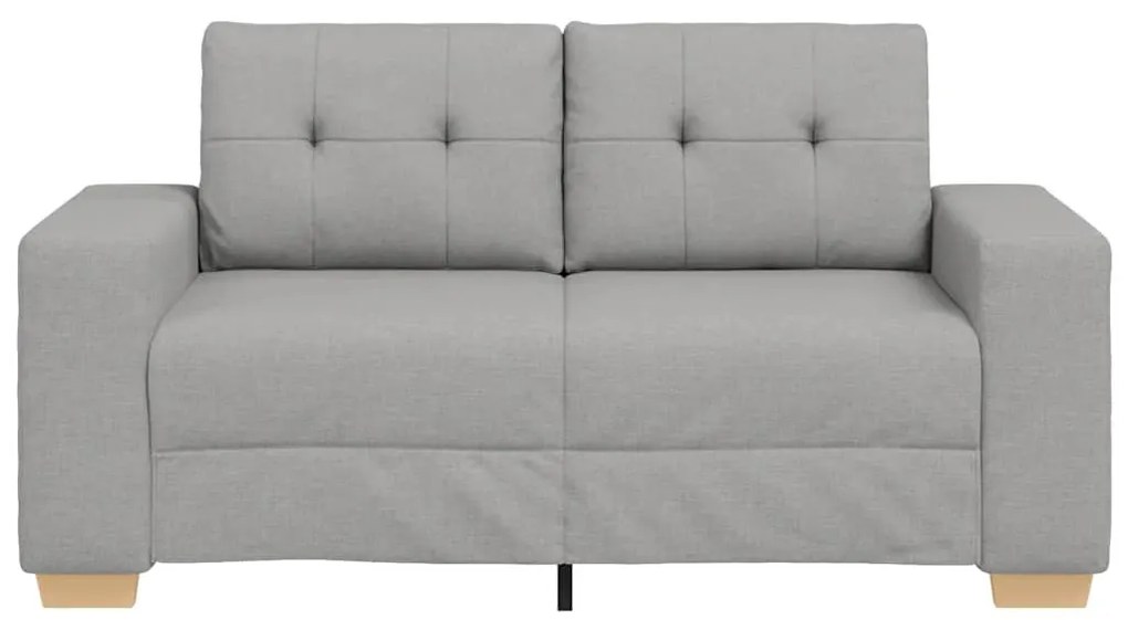 felhőszürke szövet loveseat kanapé 120 cm