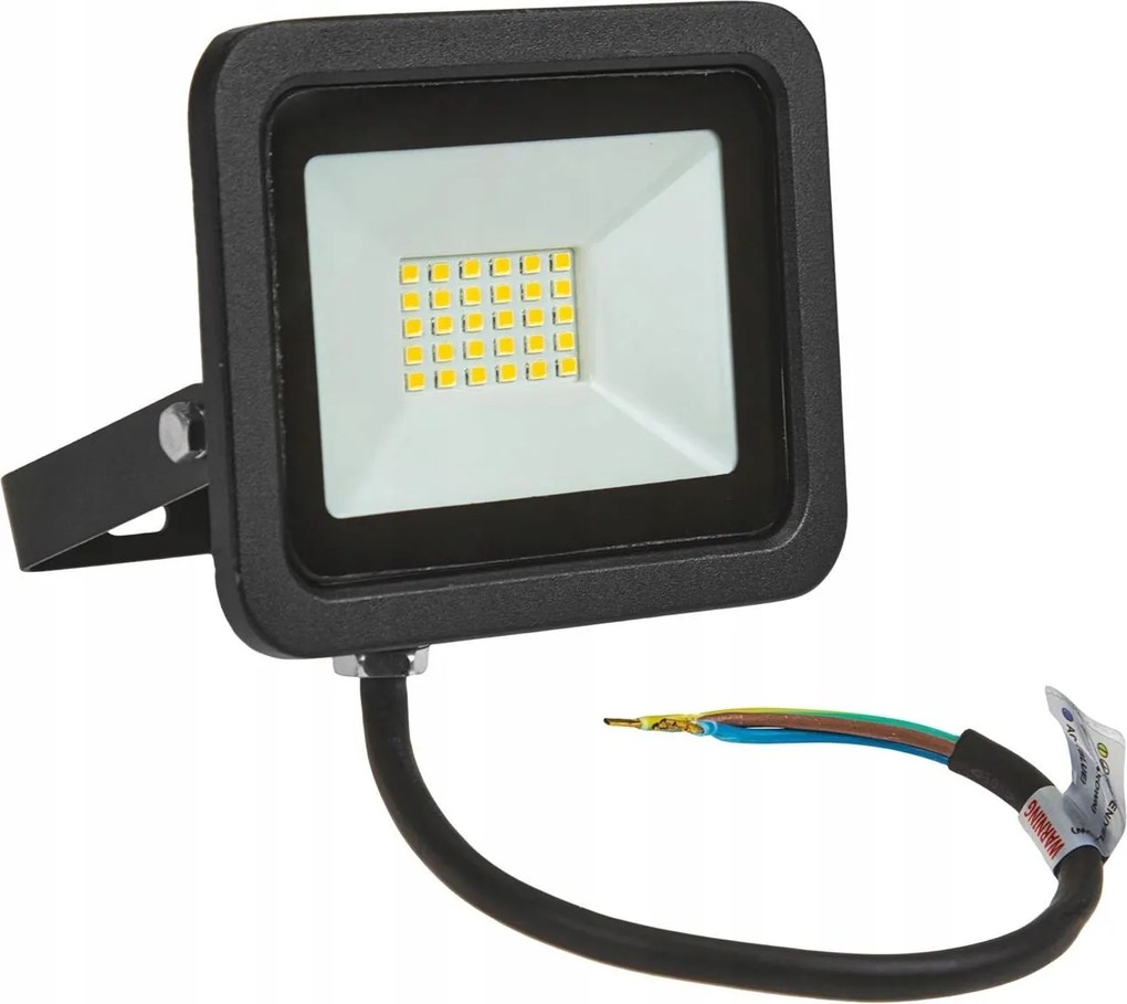 Halogén Led 20W 230V Lámpa Fényvető Fehér Hideg 6500K Reflektor