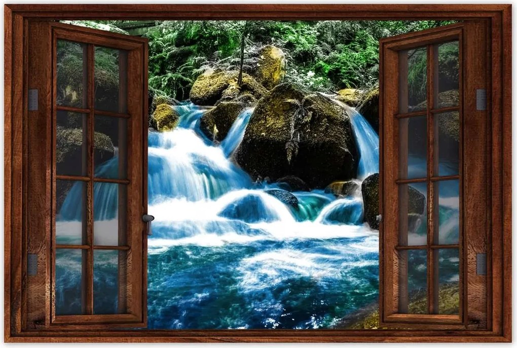 Poszterek 60x40 Hegyi vízesés