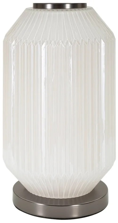 Szürke asztali lámpa textil búrával (magasság 65 cm) Brighty – Mauro Ferretti