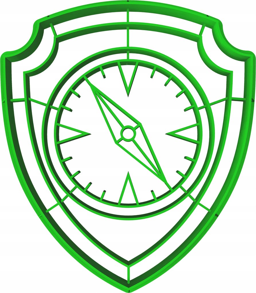 Sütemény lyukasztó forma Nagy mese Mancs Őrjárat Tracker kitűző 10cm